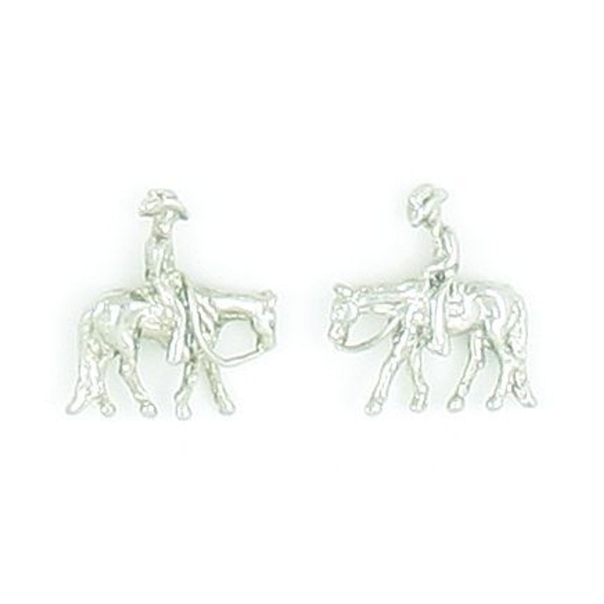 Finishing Touch Western Pleasure Earrings Silver