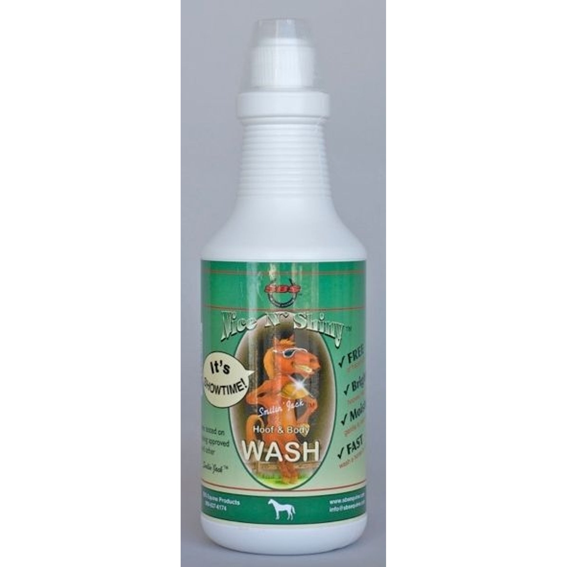 Sbs Equine Nice N Shiny Hoof And Body Wash 32 Oz