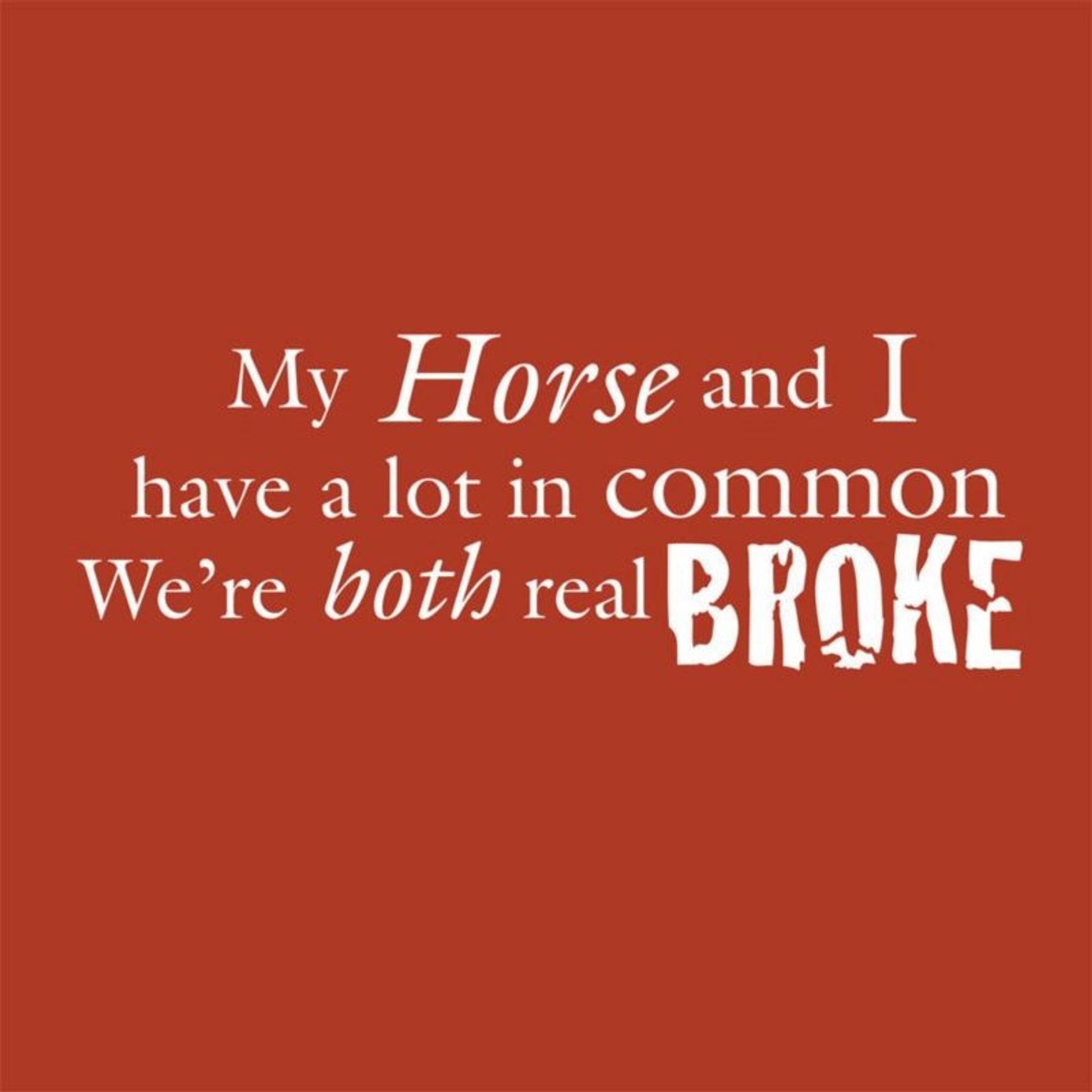 Sound Equine Ladies T-Shirt My Horse And I