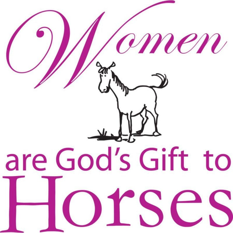 Sound Equine Ladies T-Shirt Gods Gift To Horses