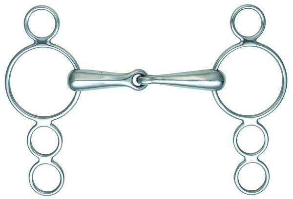 Shires 3 Ring Dutch Gag Bit