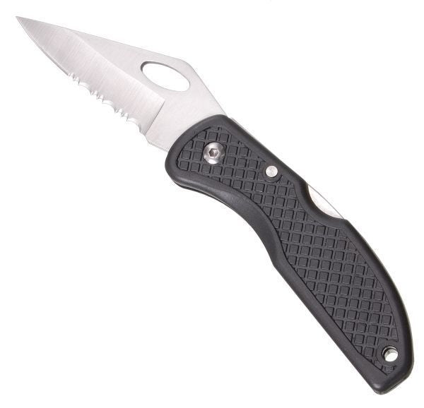Gift Corral Serrated Blade Lockback Pket Knife Blk