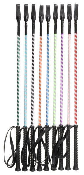 Tough1 Sparkle Riding Crop - 6 Pack 24 Brn