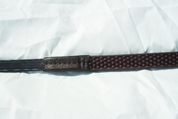 Nunn Finer Pony Soft Grip Rubber Reins Pony Havana