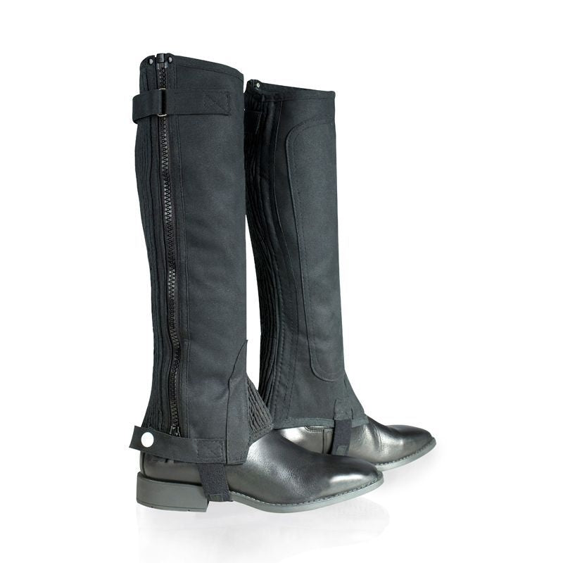 HorZe Amara Chaps With Rib MD Wide Black