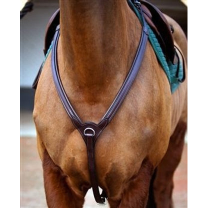Nunn Fer Upperville Breastplate Cob Black/Brass