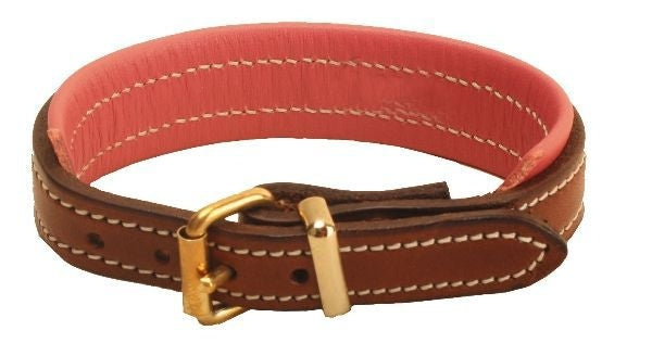 Tory 1/2In Padded Bracelet Brass Buckle 9In Blk