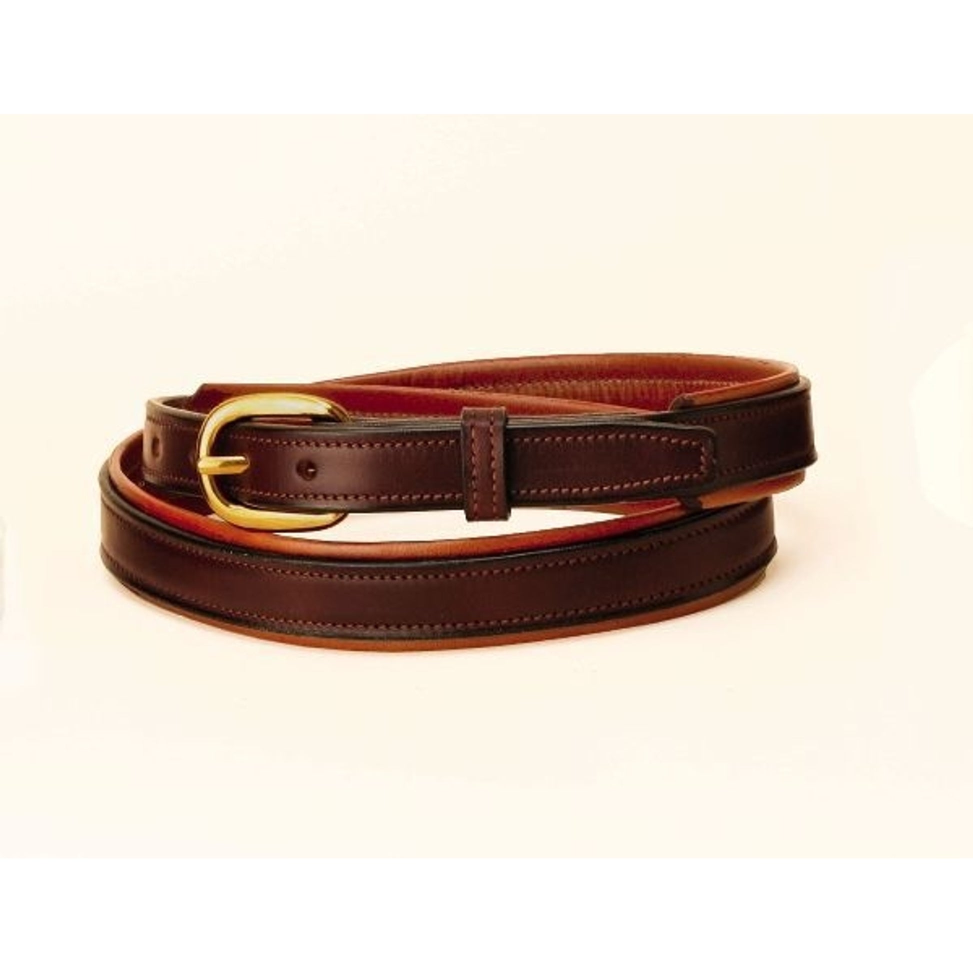 Tory 3/4In 2-Tone Padded Belt 24 Oakbark/Navy