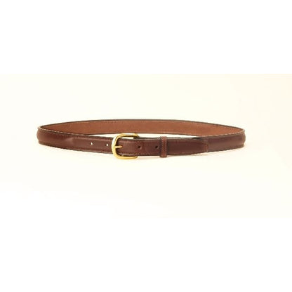 Tory Leather 1 Raised Leather Belt/Brass 28 Oak