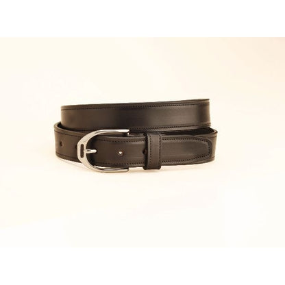 Tory Leather Belt With English Stirrup Buckle 28 Brn