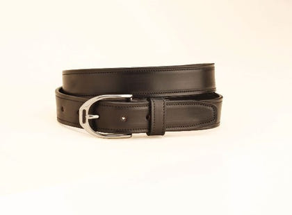 Tory Leather Belt With English Stirrup Buckle 28 Brn