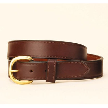 Tory 1-1/4In Double And Stitched Belt 28 Blk/Gry