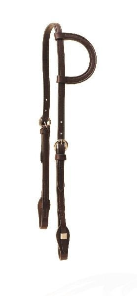 Tory Quick Change One Ear Headstall 5/8in Bk/Gry