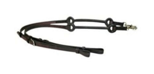 Tory Leather Dog Bone Side Rein Havana