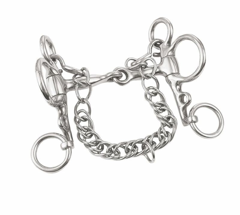 Weaver Leather Miniature Pelham Snaffle Bit 3 1/2