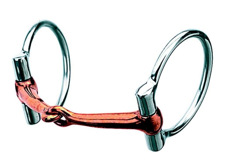 Western Sweet Iron D-Ring Snaffle Bit