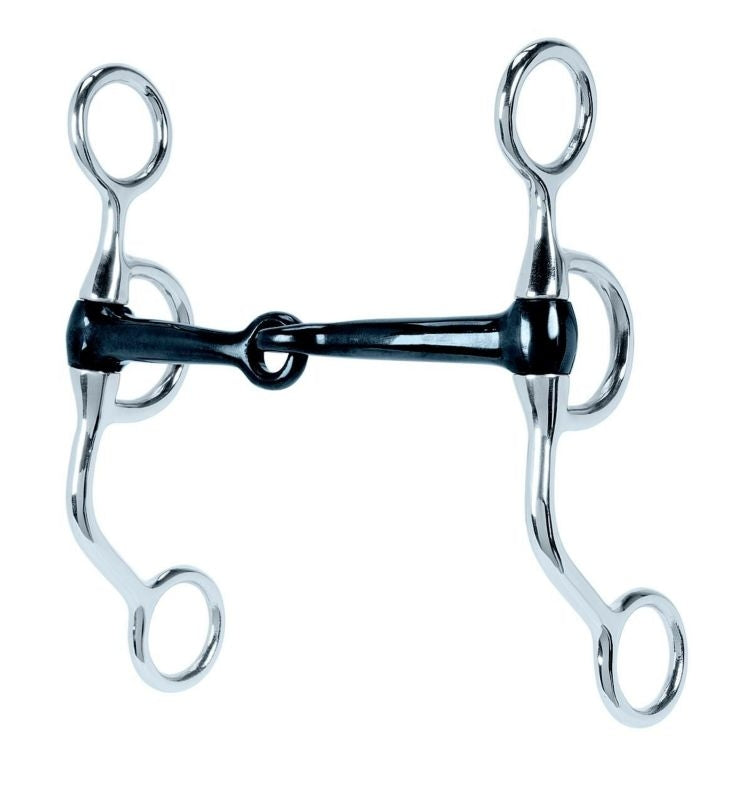 Weaver Prof Argentine Shank Snaffle With Copper 5