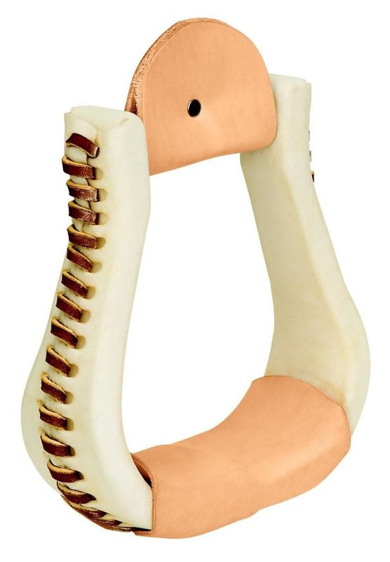 Weaver Rawhide Covered Bell Stirrups 5 W 3 Neck