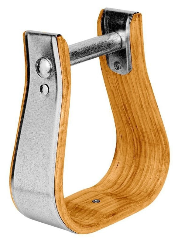 Weaver Wooden Visalia Stirrups 3 Neck 5 1/4 Wide