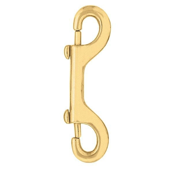 Weaver Leather Double End Snap 4 Solid Brass
