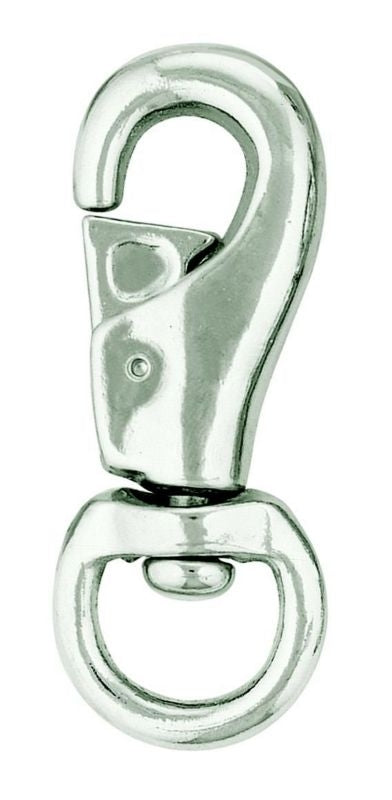 Weaver Leather Bull Snap Nickel Plated