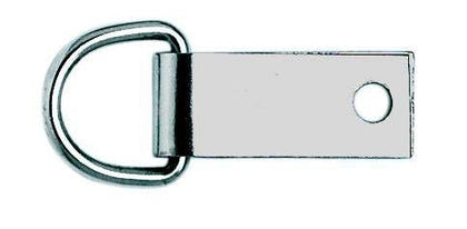 Weaver Leather Saddle Dee with Clip 5/8 Nickel Plated