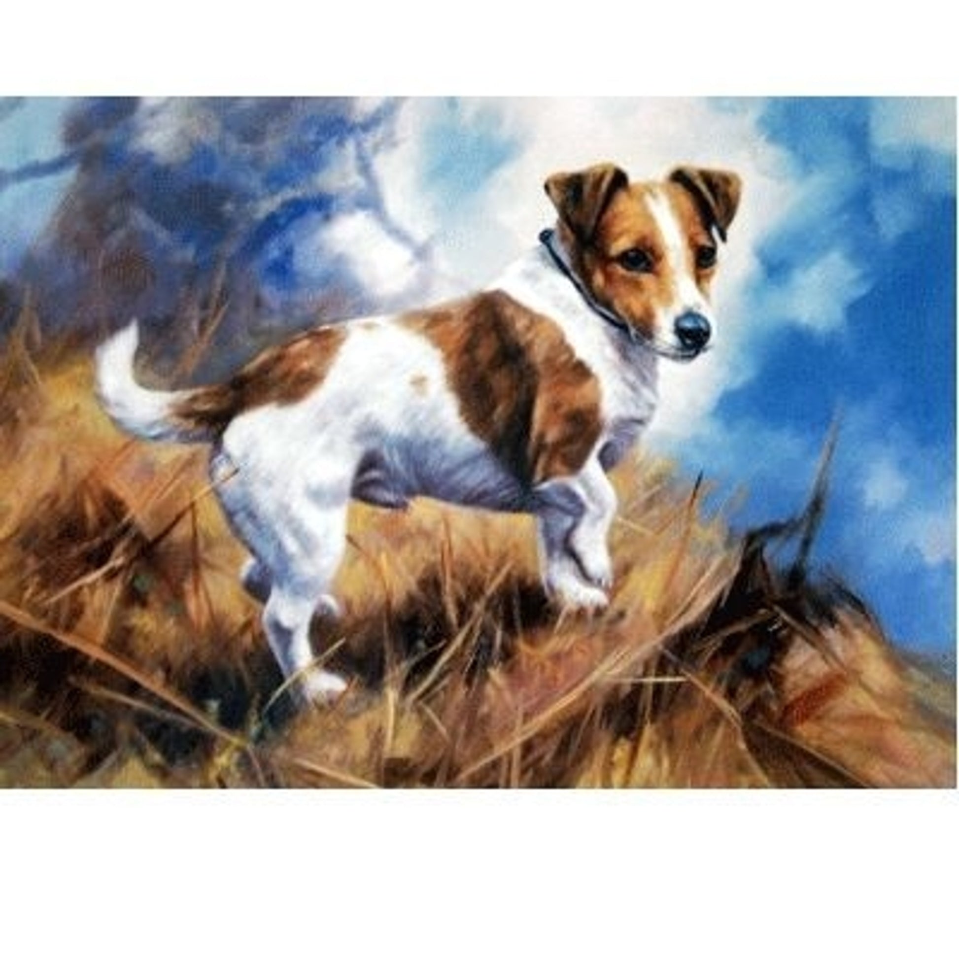 At Work Jack Russell Cards - 6Pk 5x7