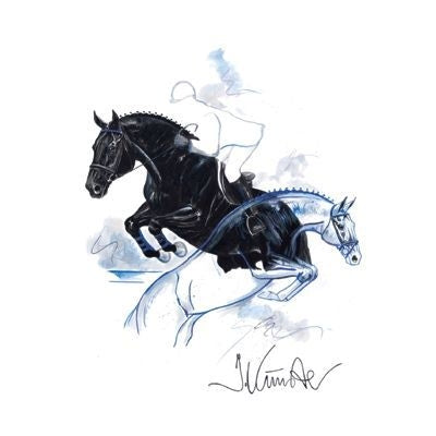 Bon Jour Show Jumper By Jan Kunster 19.75x27.5