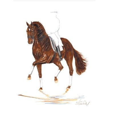Brandy Dressage By Jan Kunster 19.75x27.5