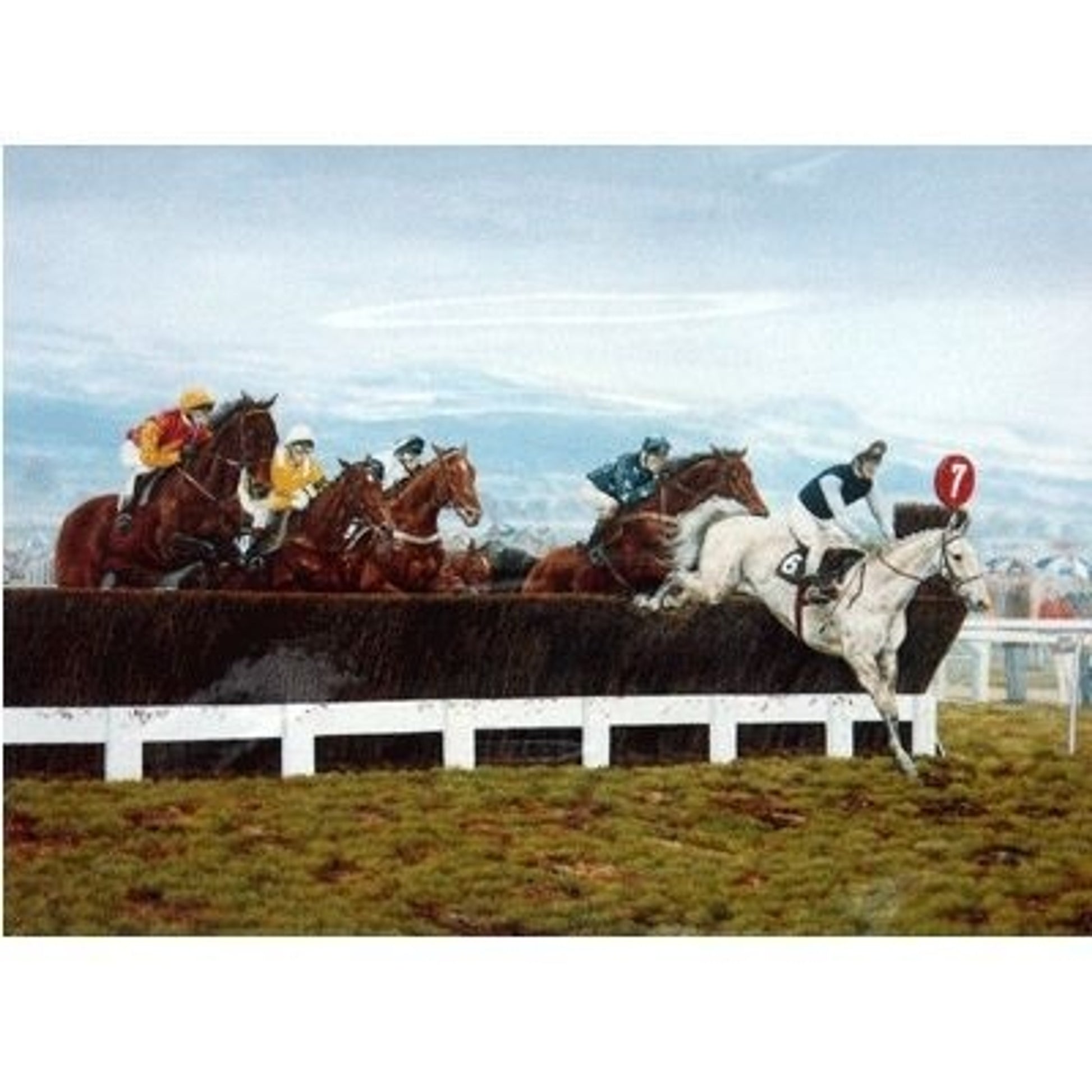 Desert Orchid By Brian Tovey Matted 12.75 x 10.75