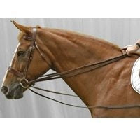 Exselle Elite Web Draw Reins 5/8 x 8ft Brown