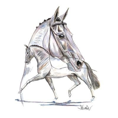 Hengsttraum Dressage By Jan Kunster 19.75 x 27.5