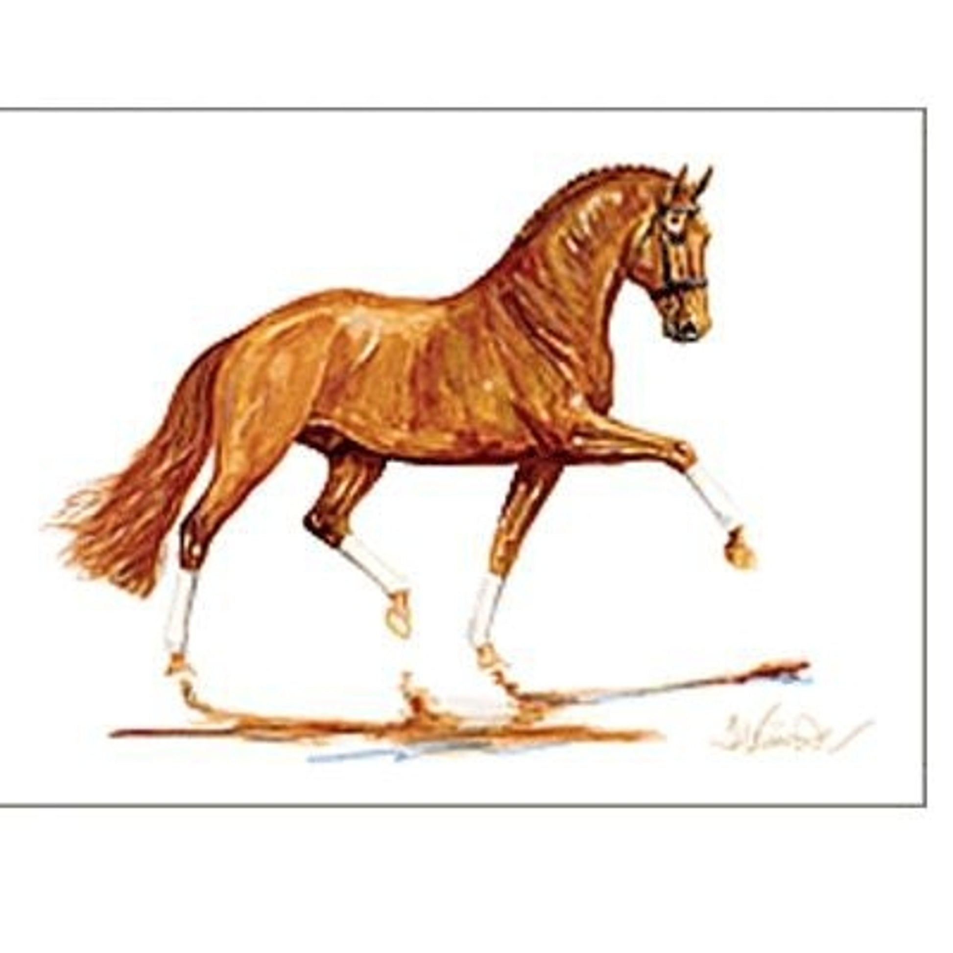 Indian Summer Dressage By Jan Kunster 19.75 x 27.5