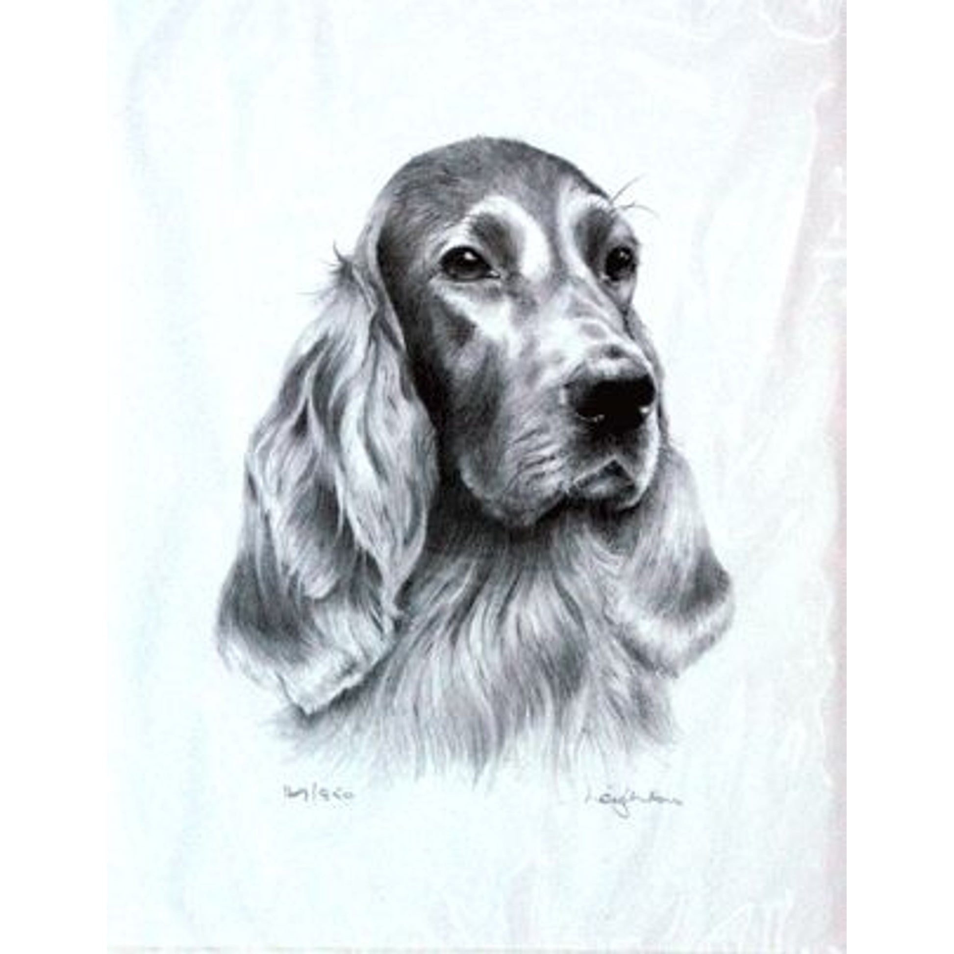 Irish Setter By Sra Leighton 10.75x12.75