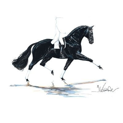 Las Vegas Dressage By Jan Kunster 19.75x27.5