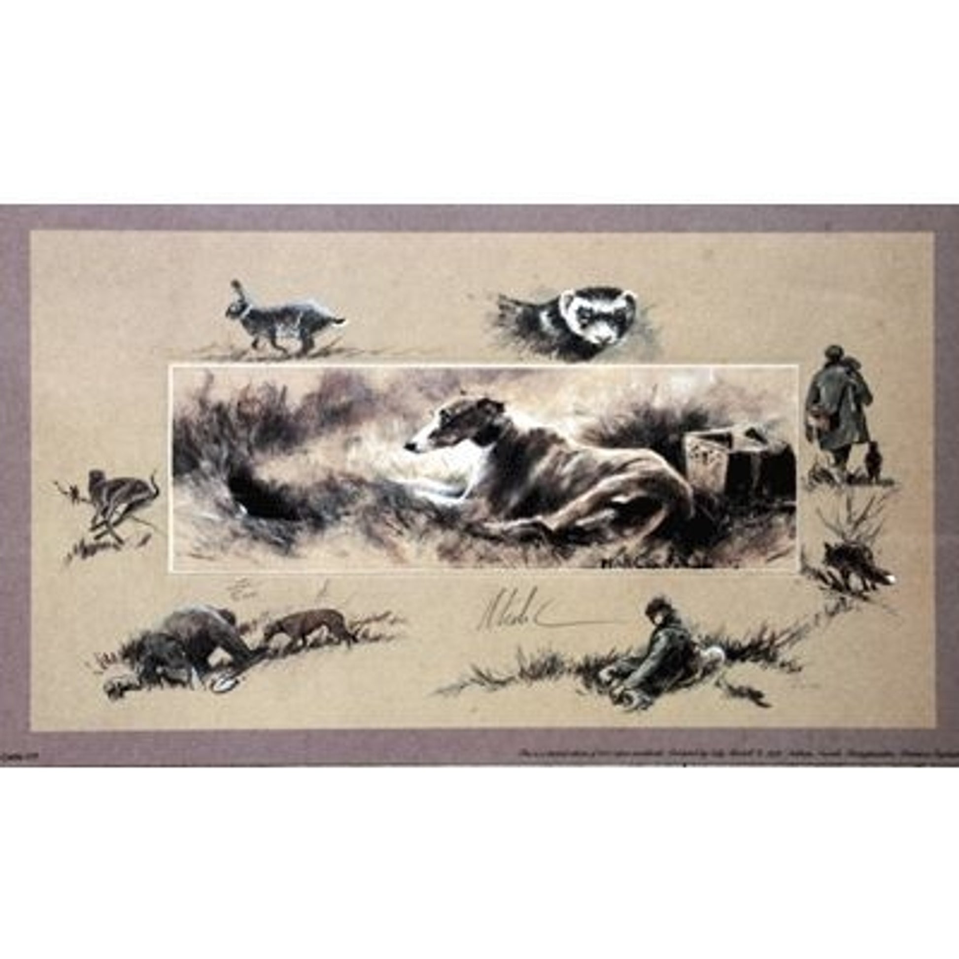 Lurcher by Hole By Mick Cawston 14.75x8.5