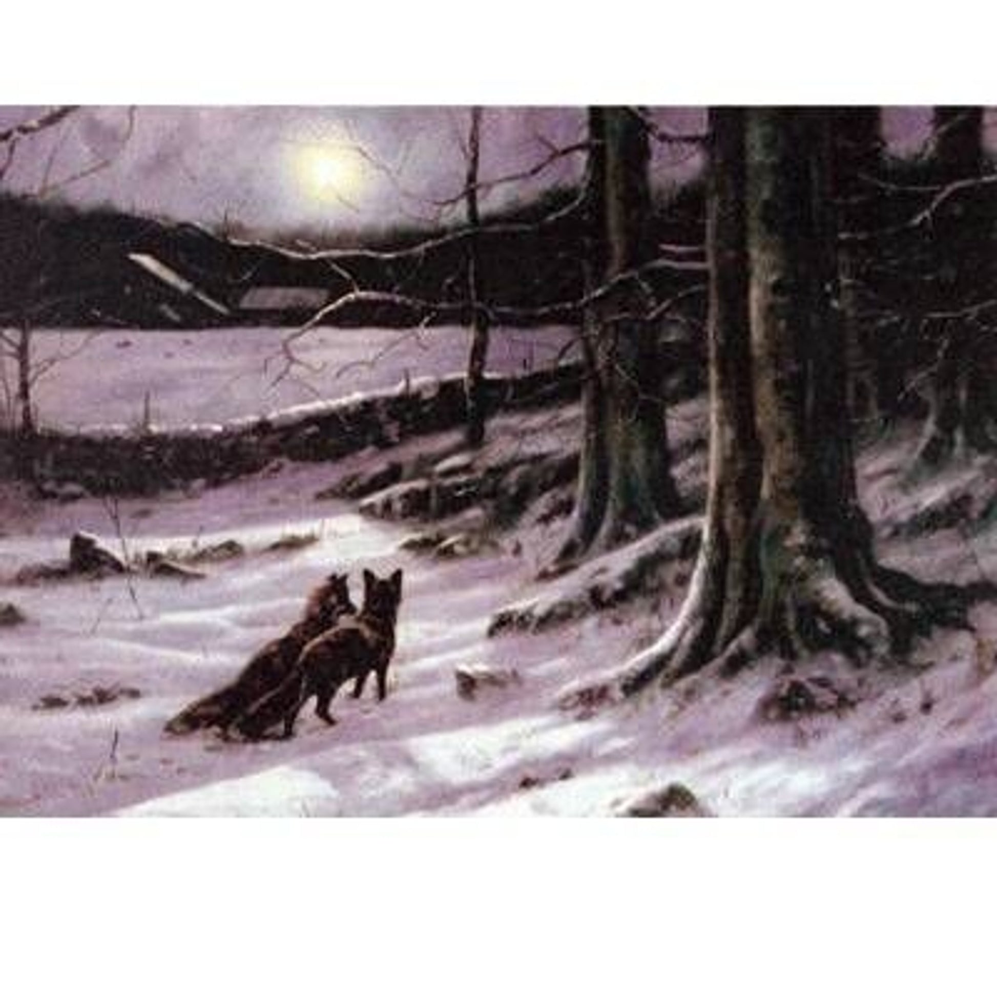 Midnite Tryst Christmas Cards - 10 Pack 5 x 7
