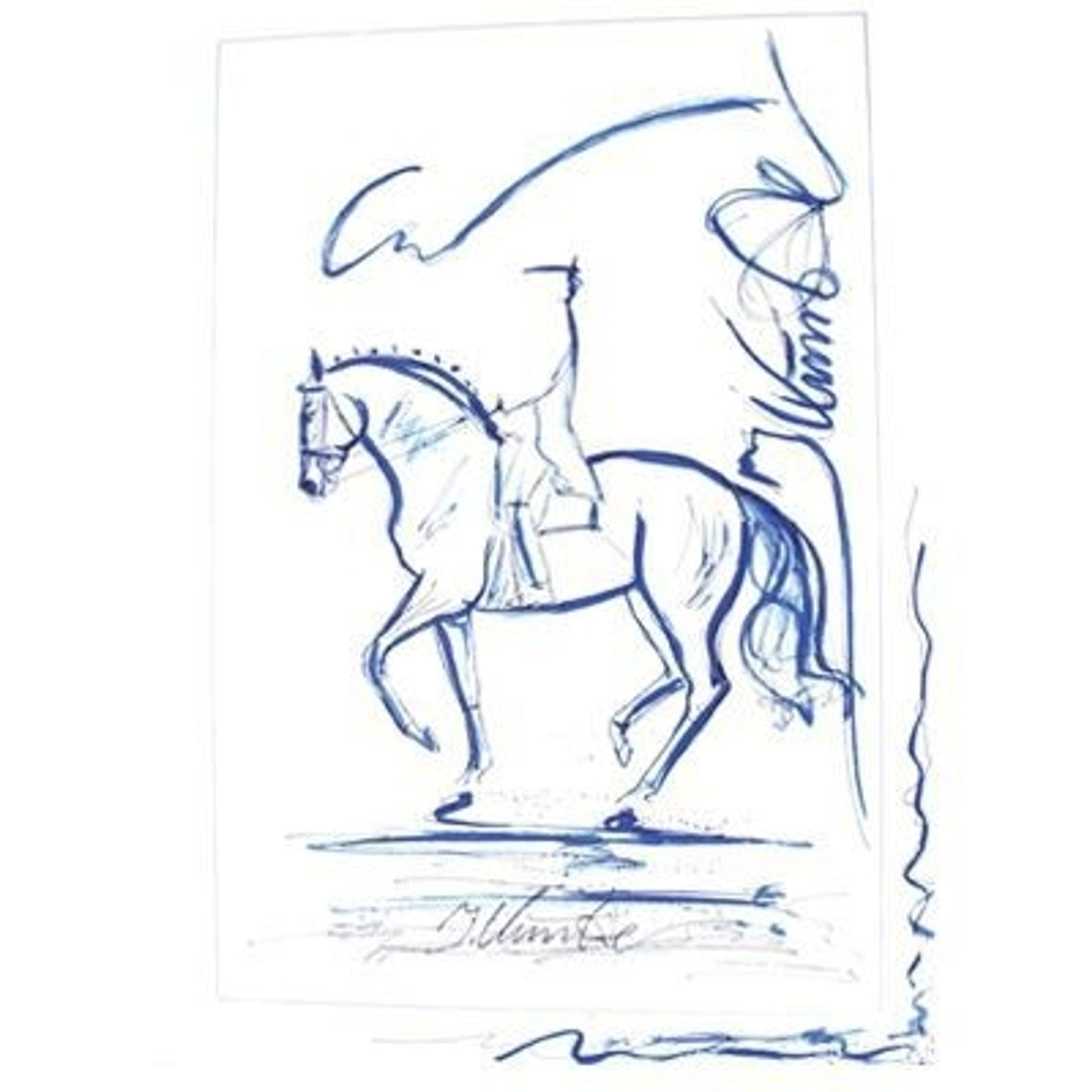 Na Pali Dressage By Jan Kunster 19.75x27.5