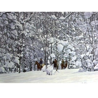 Racehorses Blank Greeting Cards - 6 Pack 5 x 7