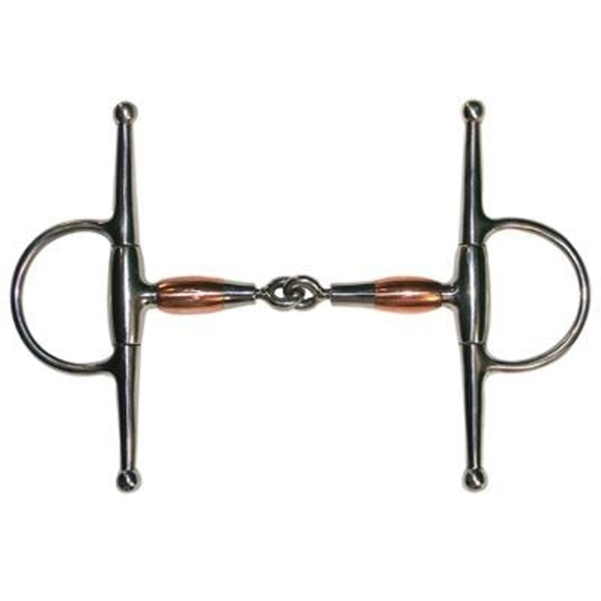 Robart Pinchless Copper Barrel Full Cheek Bit 5