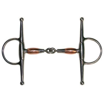 Robart Pinchless Copper Barrel Full Cheek Bit 5