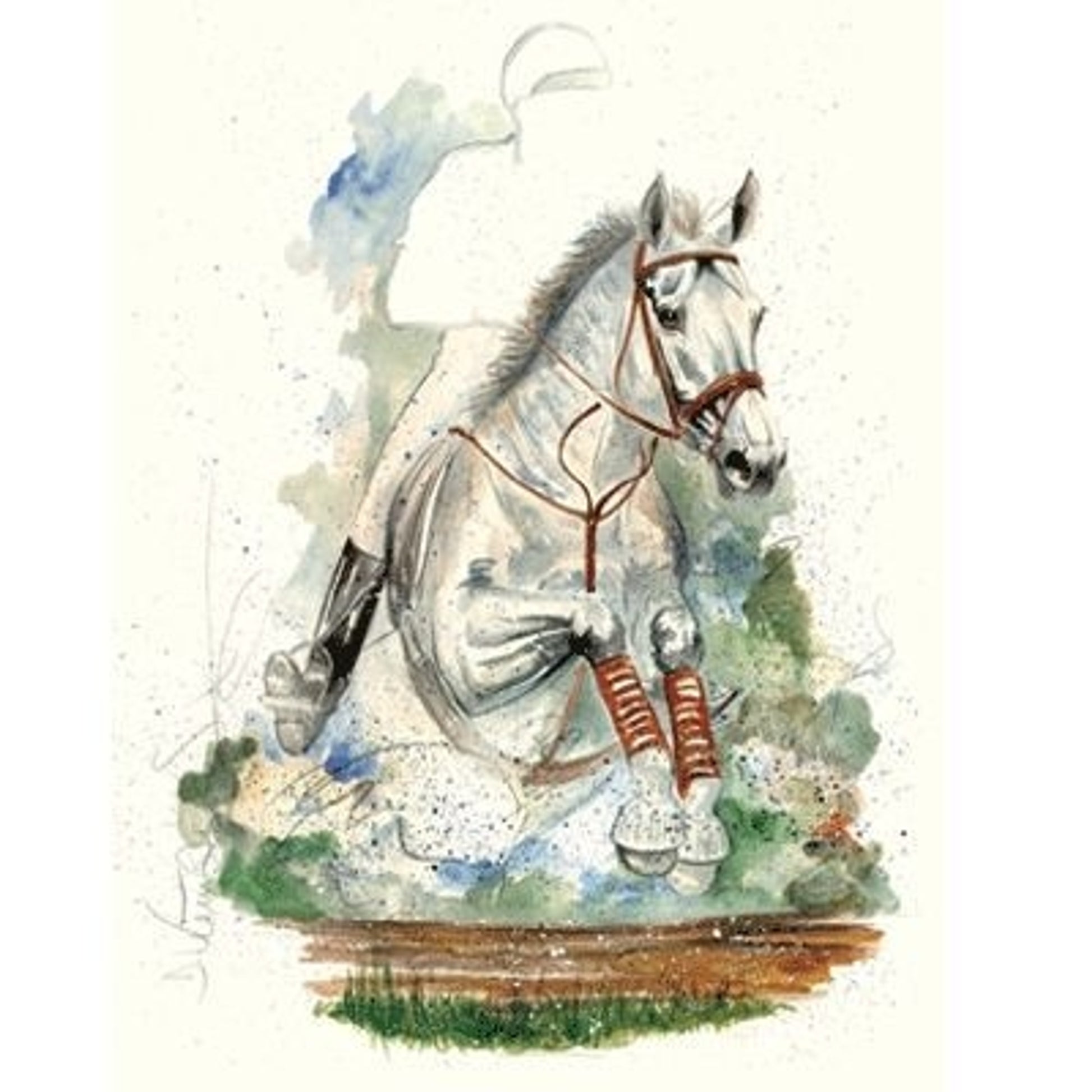 Sydney Eventing By Jan Kunster 19.75 x 27.5