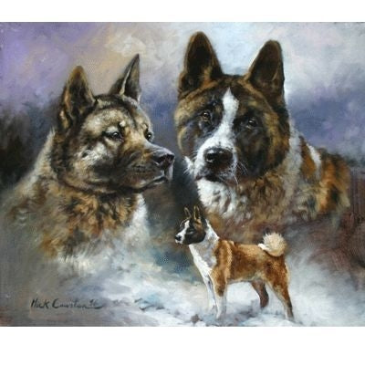 The Akita By Mick Cawston 11.25 x 9.5