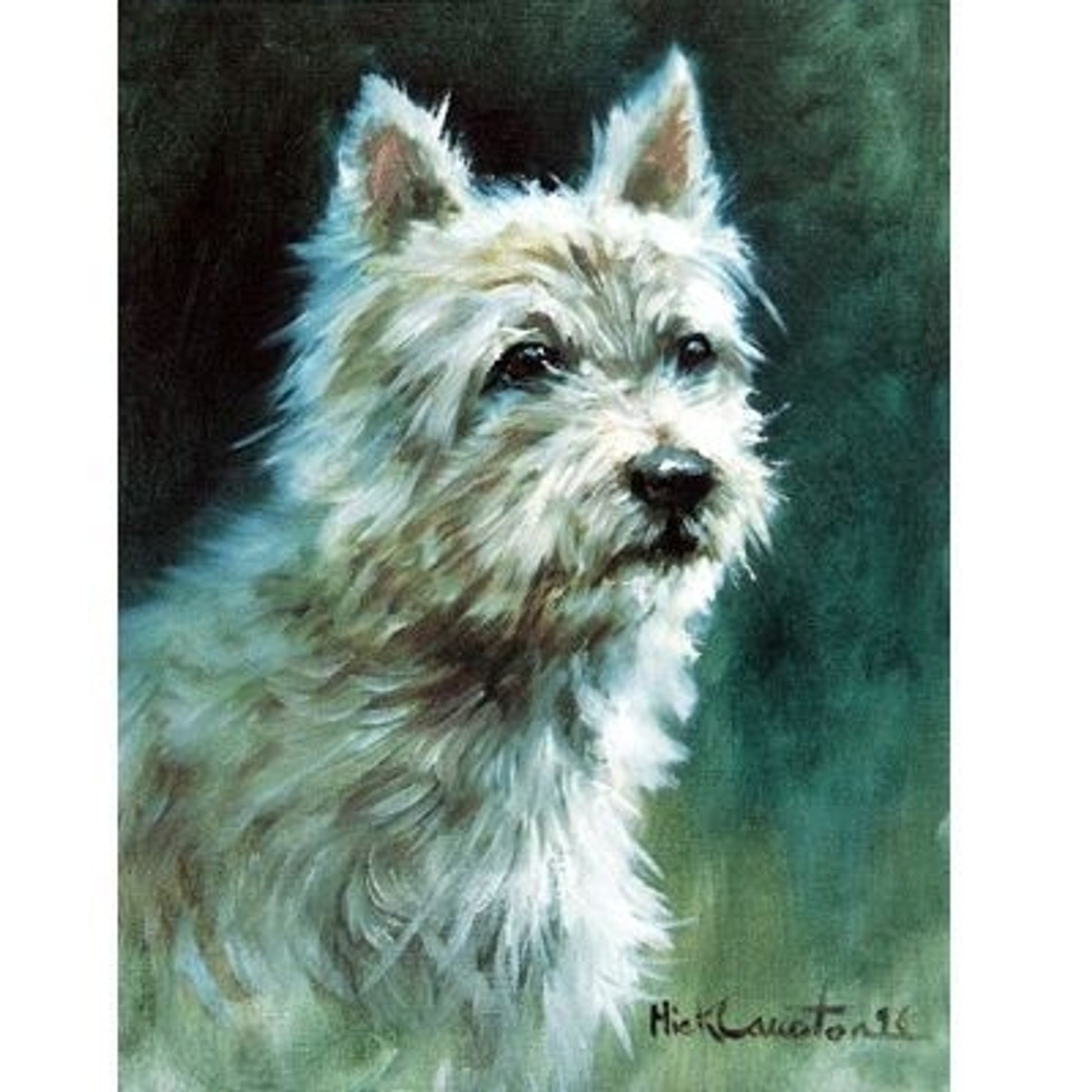 The Westie By Mick Cawston 6.25 x 8.25