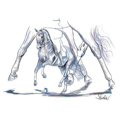 Venezia Dressage By Jan Kunster Matted 7.75x11.75
