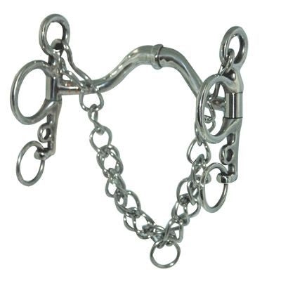 Robart Pinchless Medium Port Pelham Bit 5