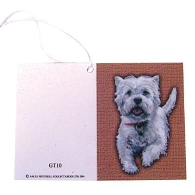 Gift Tags with String Westie