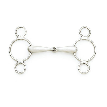 Centaur SS 2-Ring Gag With Hollow Mouth 5