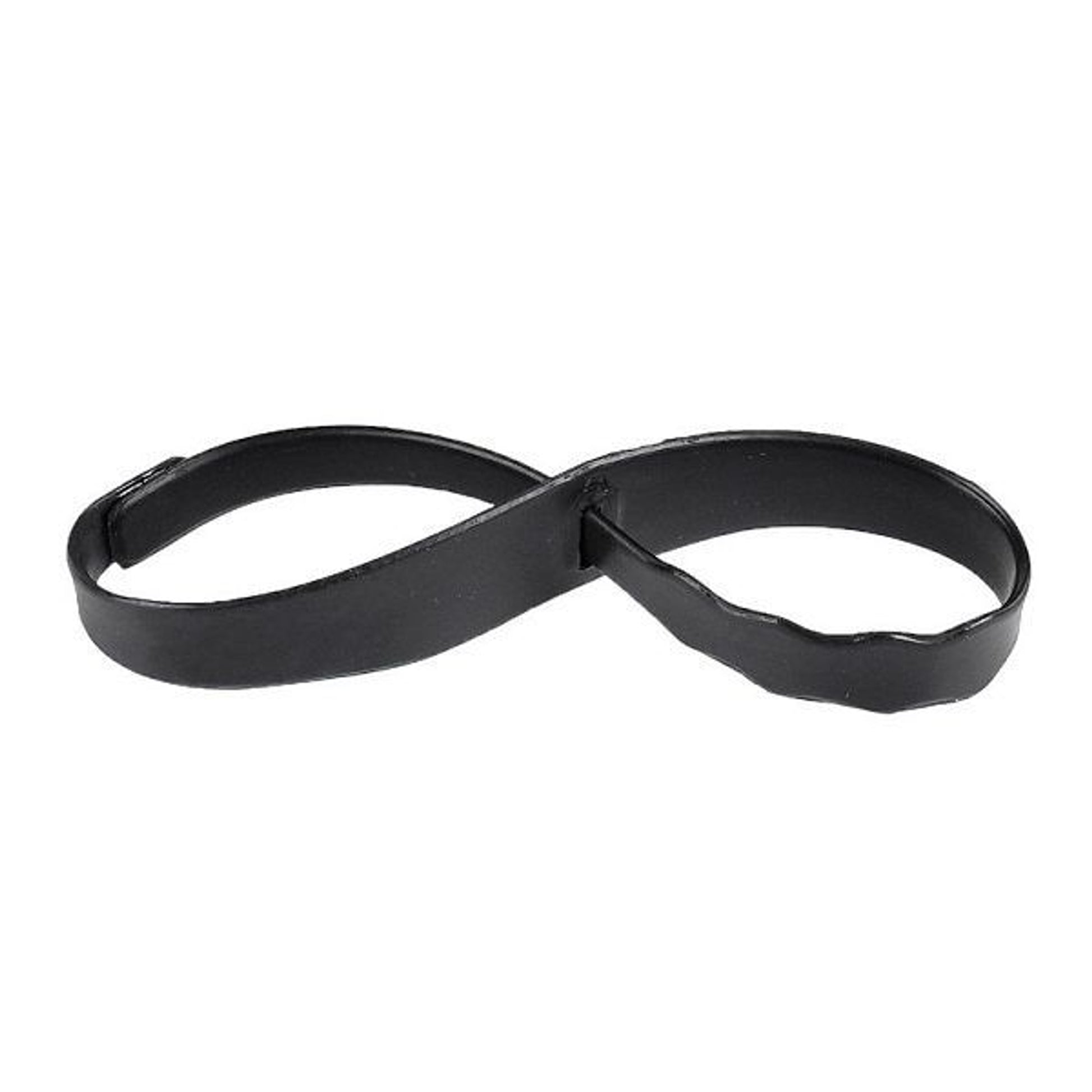 HorZe Rubber Tongue Tie Black