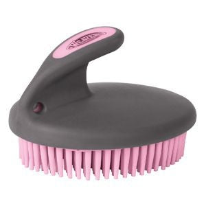 Palm-held Fine Curry with Sm Rubber Bristles